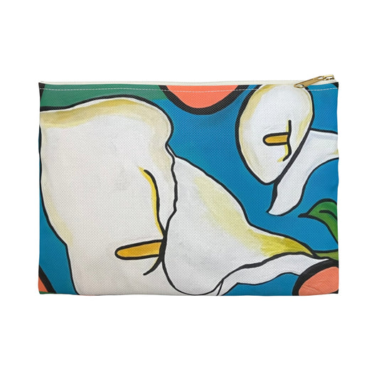 Calla Lily Flower Small Accessory Bag