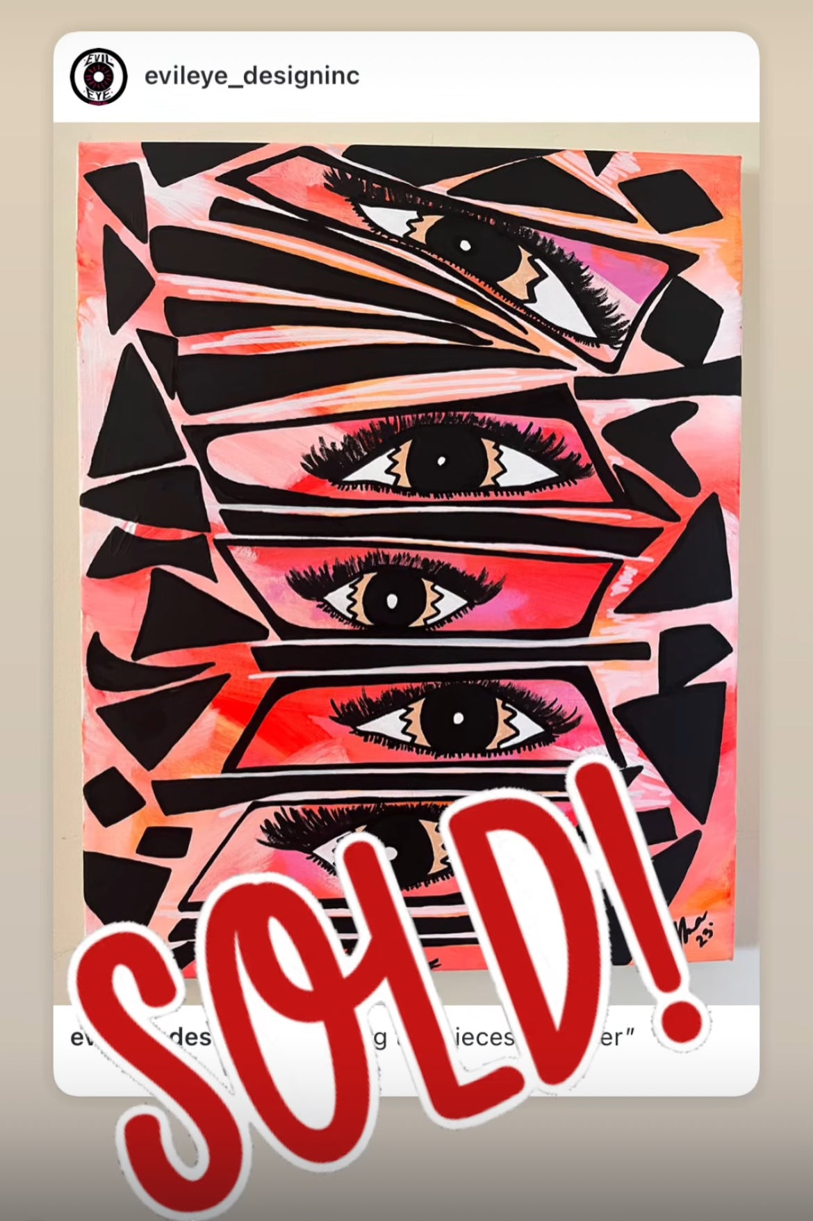 “Putting the pieces together” 16x20 canvas, 0.75’