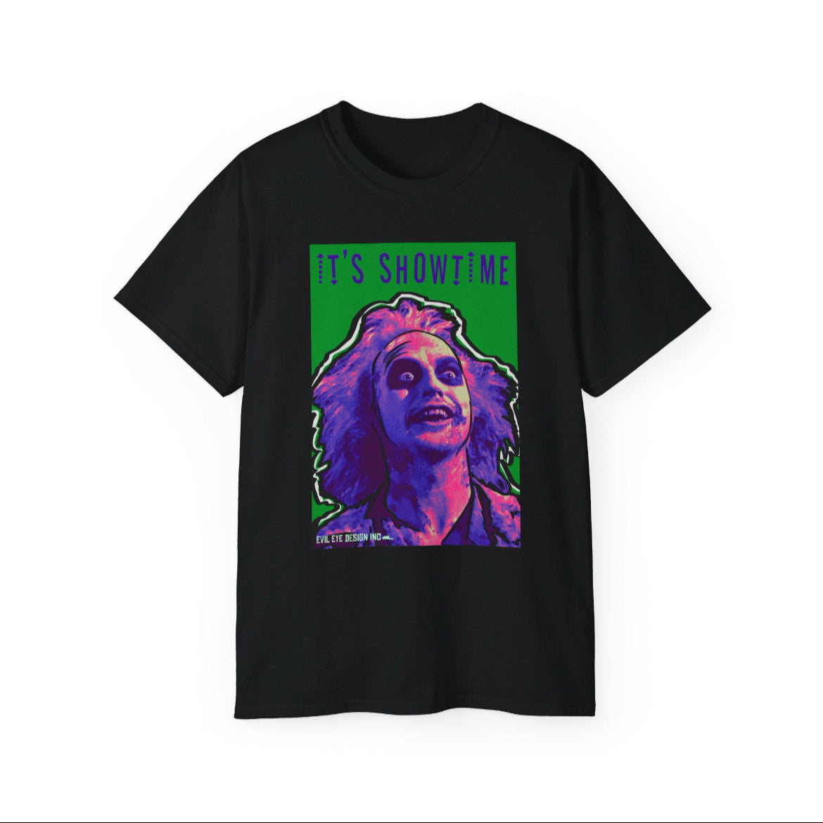 Maglietta Beetlejuice “Its Showtime” – Uomo, Nero, Taglia L, Ufficiale Fifth Sun