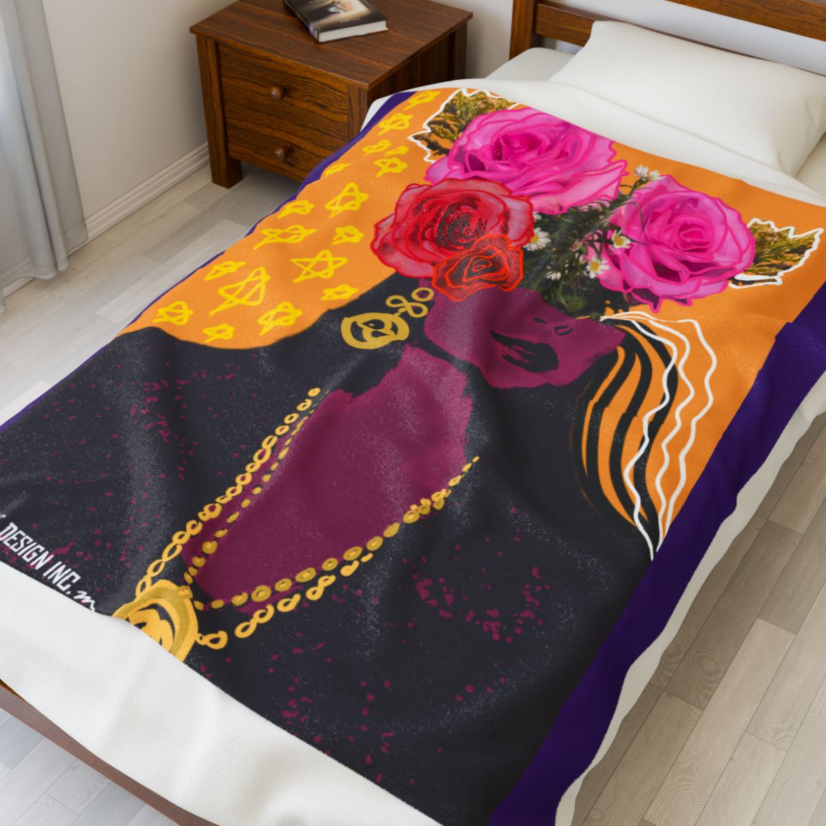 Velveteen Plush Blanket - 50x60’ - “Iconic”