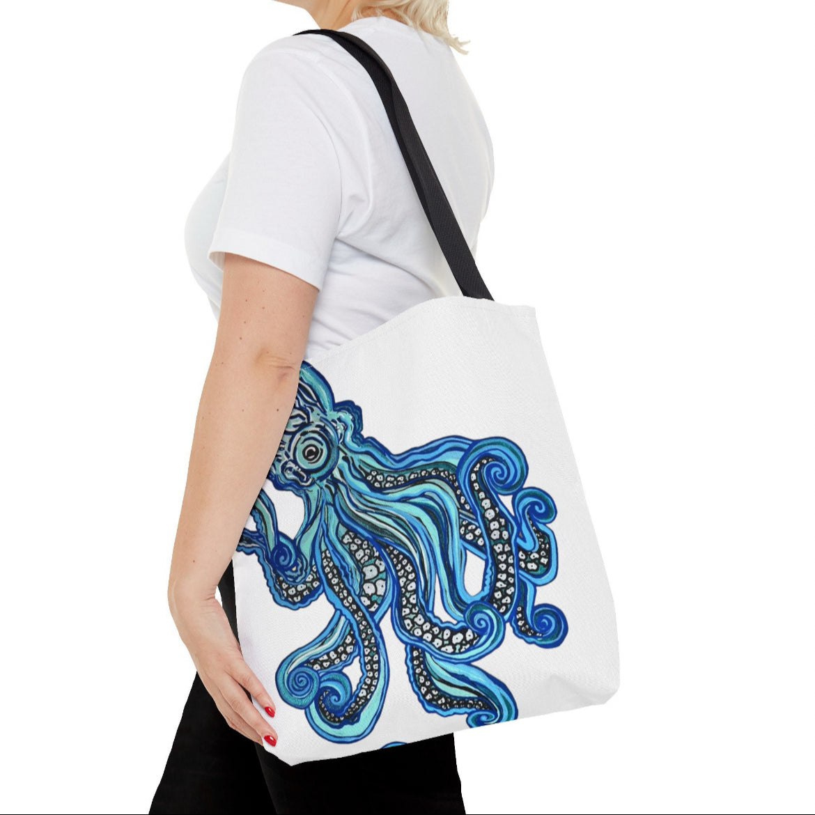 Octopus Tote Bag, Beach Bag- 16x16