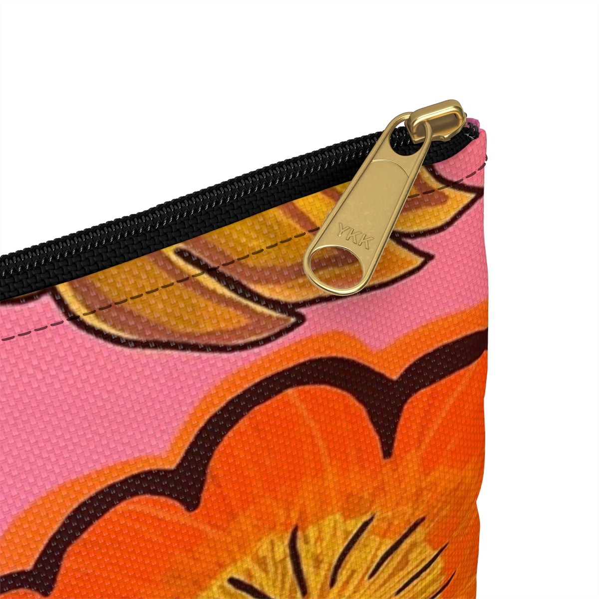 Pink Mixed Floral Accessory Bag
