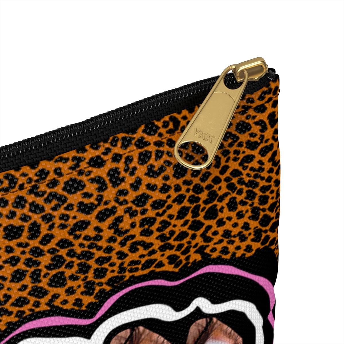 Retro Abstract Modern Flowers and Eyes - Accessory Bag