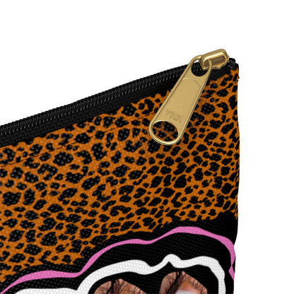 Retro Abstract Modern Flowers and Eyes - Accessory Bag