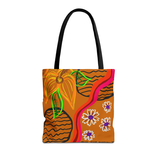 Tote Bag 16x16 - Floral Print