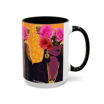 “Iconic” Boho Modern Retro Chic - 15oz Ceramic Mug