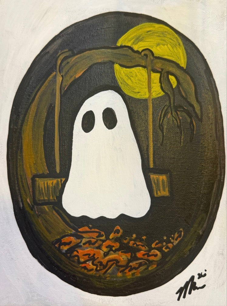 “A Ghost’s Solidarity” 8x10 Canvas