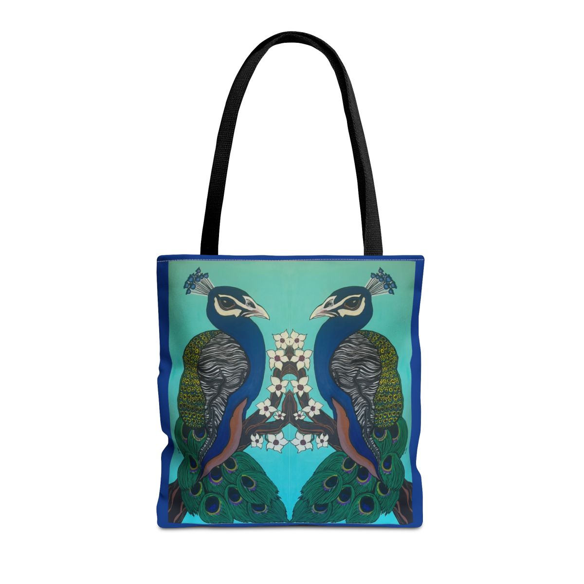 Peacock Tote Bag - 16x16