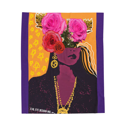 Velveteen Plush Blanket - 50x60’ - “Iconic”