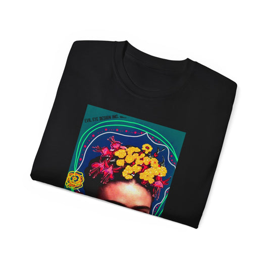 Frida Khalo - Retro vibrant boho design - unisex graphic t-shirt