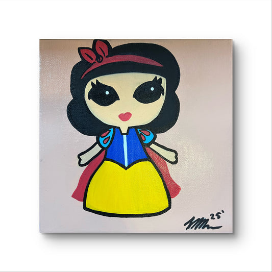 “Snow White” - 8x8 Canvas Painting - Disney Princess