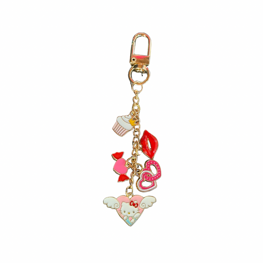 Hello Kitty Valentine’s Day Charm Keychain