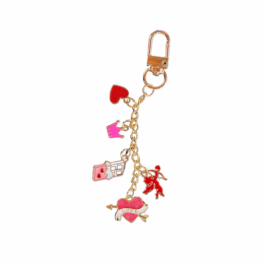 Valentine’s Day Cupid Charm Keychain