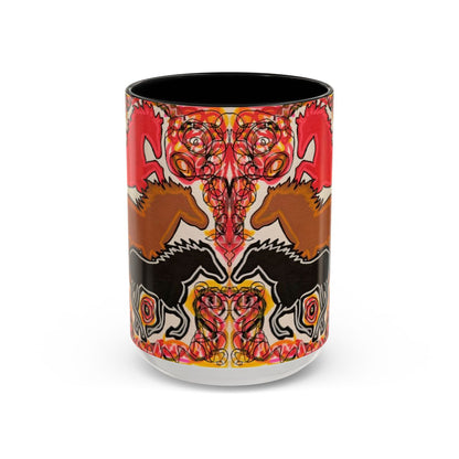 Abstract Year of the Horse 2026 - 15oz Ceramic Mug