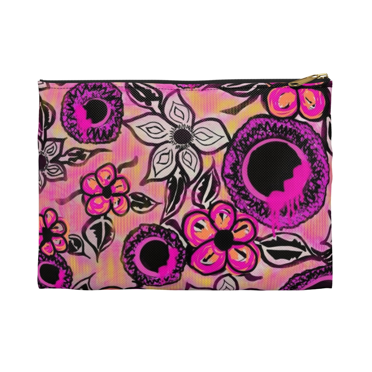 “Pink Floral” Accessory Bag