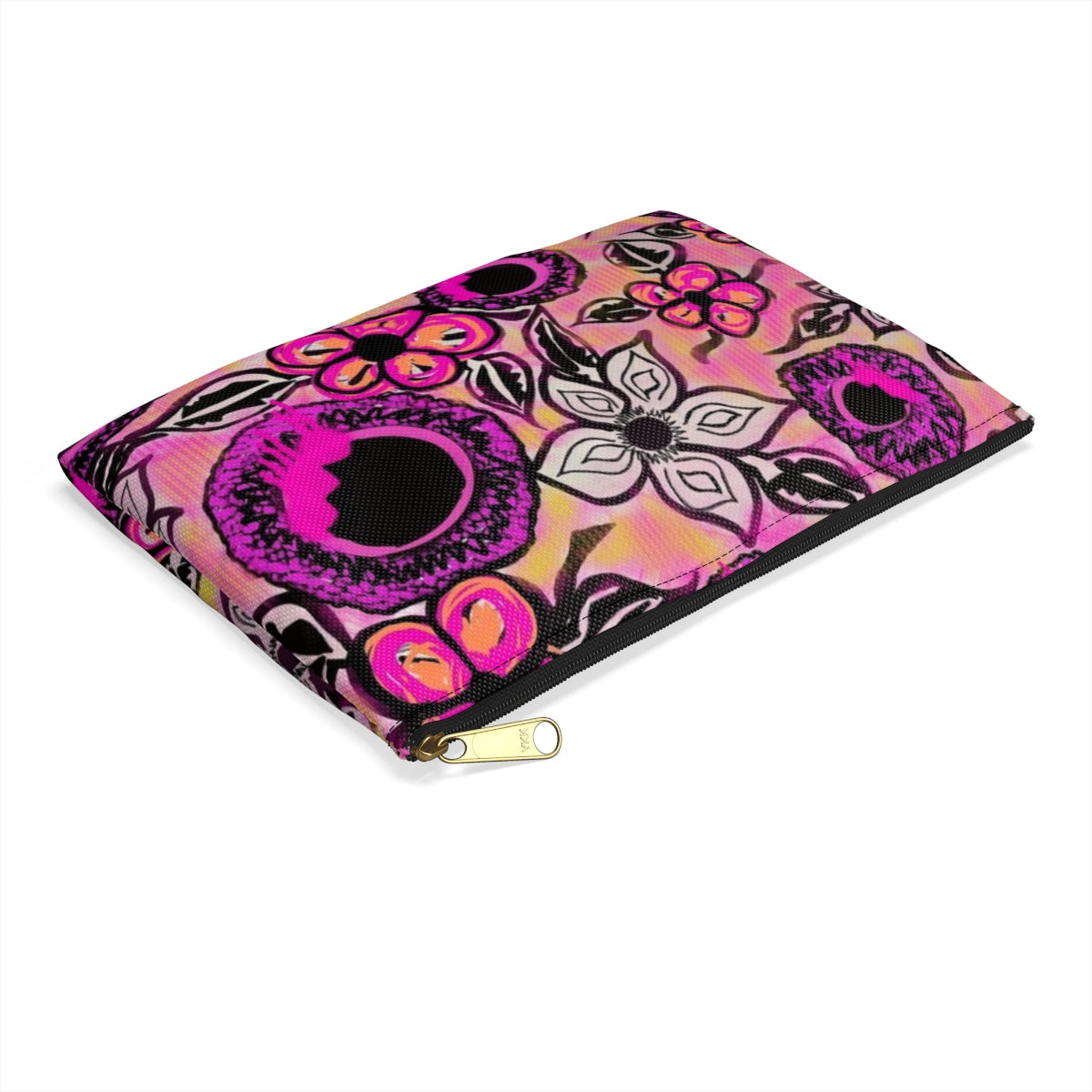 “Pink Floral” Accessory Bag