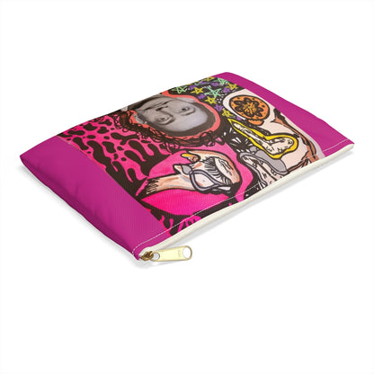 Pink Funky Salvador Dali Small Accessory Bag